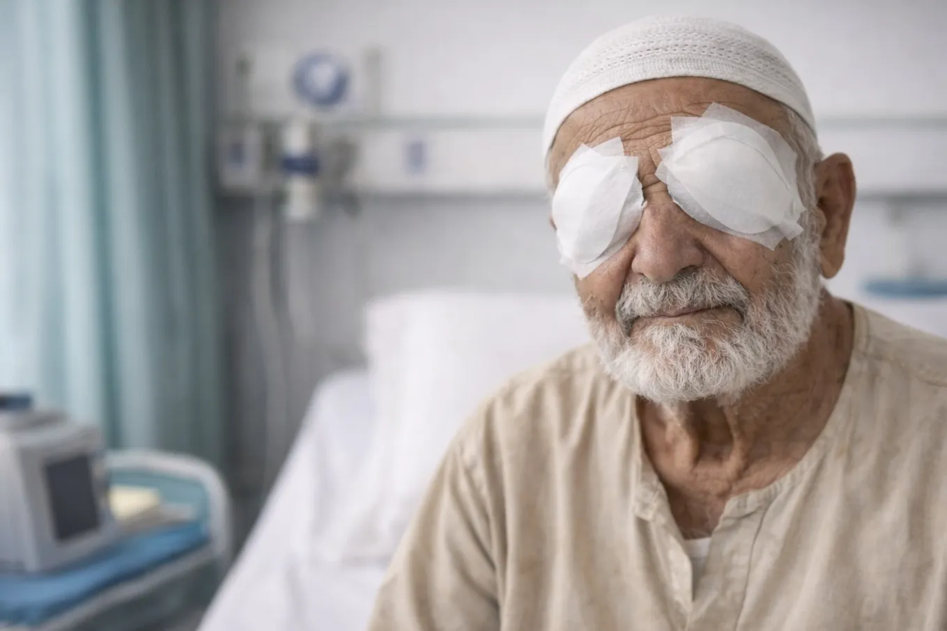 عمليات العيون – الحاج علي (عملية مياه زرقاء وزراعة قرنية)