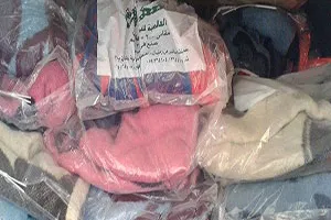 اثناء شراء البطاطين في حملة دفيهم