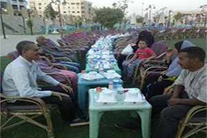 موائد الرحمن التي تقيمها الجمعيه